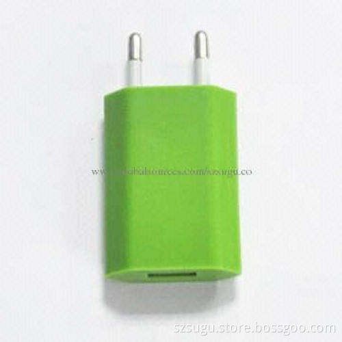 Single USB car charger, 10-24V input, 5V, 1,000mA output